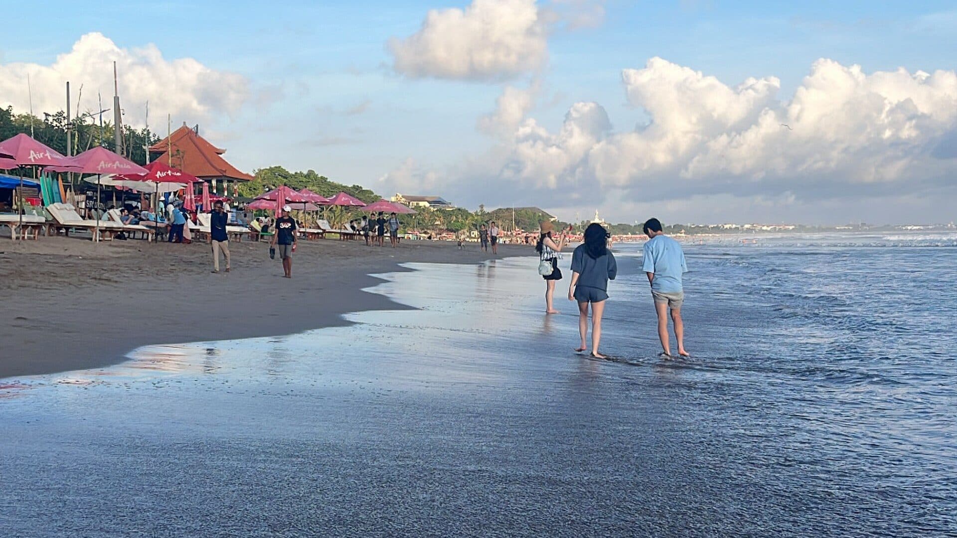 Bali coastline